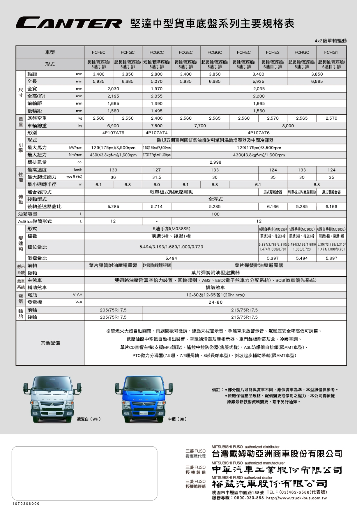 中型貨車 6 5 8 55噸 裕益汽車股份有限公司